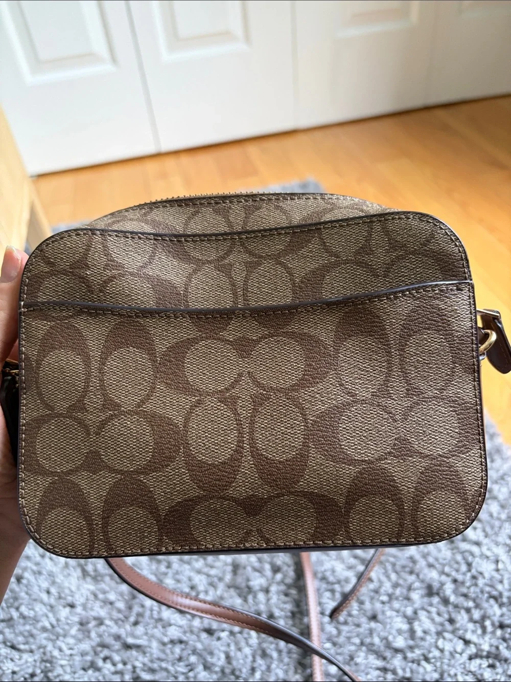 Coach brown leather
